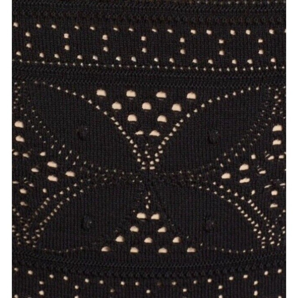 ALC black Sheer Knit Dress Size S - Picture 7 of 7